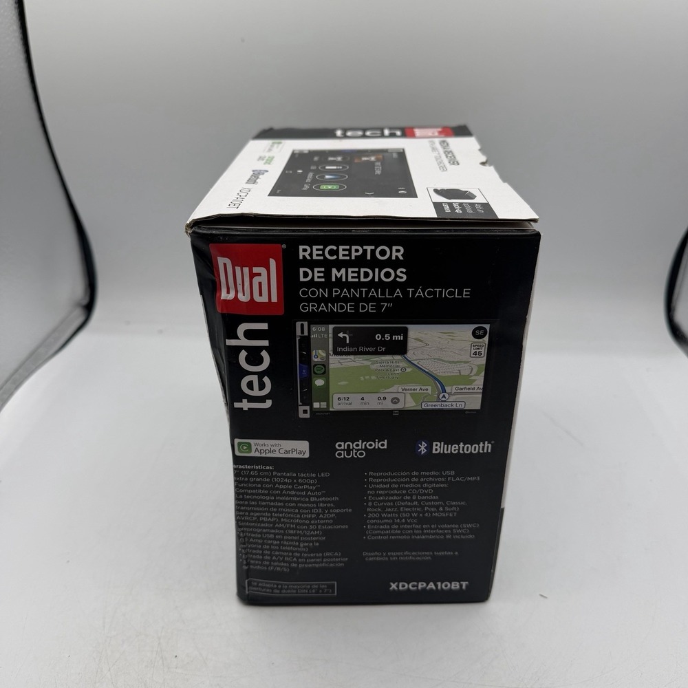 Dual Electronics XDCPA10BT 7 inch Double DIN Car Stereo Apple CarPlay & Android™ - Picture 3 of 4